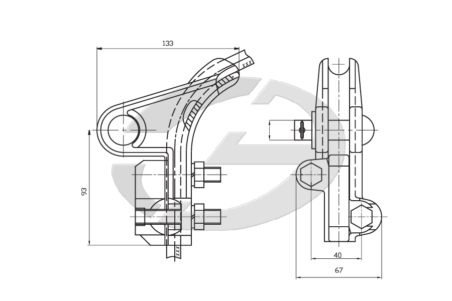 Анкерный зажим НБ-2-6А